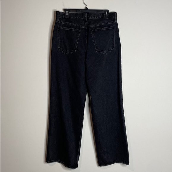 Abercrombie & Fitch | Women’s Black Washed Mid Rise Slouchy Jeans Size 30 - Picture 6 of 7